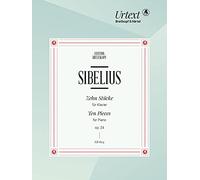 Zehn Stücke op. 24 für Klavier - Urtext nach der Gesamtausgabe ""Jean Sibelius Werke"" (JSW) (EB 8174)