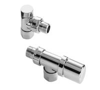 Zehnder Design Line set di valvole, 838958, Design Line cromo [Raccordi per riscaldamento]