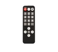 Zehnder Telecomando originale Sensori per ricevitore satellitare HX 2600 Mini HDTV - extra con tasti grandi per il ricevitore satellitare HD, telecomando HX2600 HX-2600, telecomando Senior