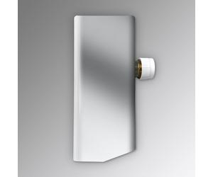 Zehnder Yucca blocco rubinetto a valvola, con collegamento per elemento riscaldante, 976038, Yucca cromo [Raccordi per riscaldamento]