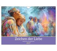 Zeichen der Liebe - Malerische Fantasiewerke (Wandkalender 2027 DIN A4 quer), CA