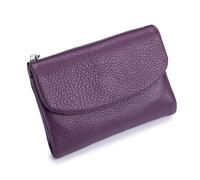 ZEID Unisex Pebble Wallet, Coin Holder & Cash Slots, Unisex Soft Leather Wallet, Genuine Leather Wallets For Men And Women (D)