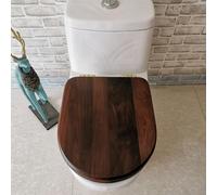 Zeihyeurus Sedile WC con Chiusura Ammortizzata,ASSE WC Universale,Coperchio WC con Sgancio Rapido,Rallenta Il Sedile del Water,Addensare,Effetto 3D,Adatto A Tutti I WC A Pavimento Standard