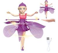 ZeiLaBang Kakadi Fata volante, Sky Dancers Flying Princess, bambola volante, fata fluttuante, adatta per ragazze dai 3 ai 5 anni, regalo giocattolo per la festa dei bambini