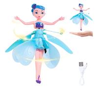 ZeiLaBang Kakadi Fata volante, Sky Dancers Flying Princess, bambola volante, fata fluttuante, adatta per ragazze dai 3 ai 5 anni, regalo giocattolo per la festa dei bambini