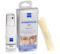 ZEISS Spray anti-appannamento con contenuto da 15 ml, incluso un panno per la pulizia degli occhiali per una protezione anti-appannamento di lunga durata, anche in caso di umidità elevata