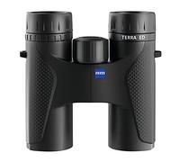 ZEISS Terra ED, Binocolo impermeabile 8x32 con messa a fuoco rapida, con vetro rivestito per una chiarezza ottimale in tutte le condizioni atmosferiche, nero