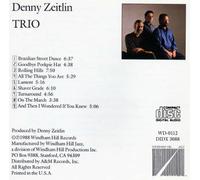 Zeitlin, Denny - Trio