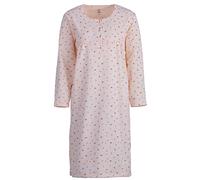 Zeitlos - Camicia da notte da donna termica invernale con morbidi frutti e bottoni, taglia M-2XL, arancione, M
