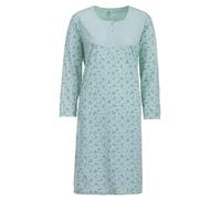 Zeitlos Camicia da Notte Donna Manica Corta a Fiori Scollo V, Farbe:Mint, Größe-Damen:4XL