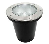 Zeitnet Inc. Faro calpestabile LED E27 spot 35W incasso terreno giardino IP65 230V foro 19cm luce 3000K