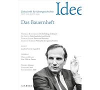 Zeitschrift für Ideengeschichte Heft XX/4 Winter 2026: Die Bauern