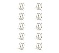 Zeiwohndc 10Pcs Acciaio Freno Ritorno Molla Clip Della Bici Freno A Disco Pinza Molla Ciclismo Freno Bici Per BB5/BB7 Facile Da Usare Acciaio Frenatura Ritorno Clip Ciclismo Molle