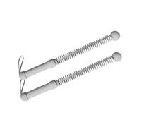 Zeiwohndc 2 pezzi Canna da allenamento portatile Battle Rope Sostituzione Canne a molla Strumento di allenamento per la forza Asta per esercizi per uomini e donne Ergonomica Flessibile Primavera