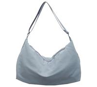 Zeiwohndc Borsa a tracolla funzionale in nylon da donna, borsa a tracolla, elegante accessorio per lavoro o tempo libero, borsa da viaggio d'affari, Blu