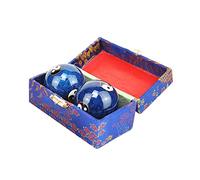 Zeiwohndc Coppia di palline cinesi per la salute Baoding Ball Massaggio per l'esercizio delle mani e sollievo dallo stress cinese Salute Yang