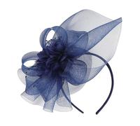 Zeiwohndc Elegante fascinator piumato copricapo fiore fascia per capelli per matrimoni feste cocktail eventi anni '20 Flapper costume puntelli