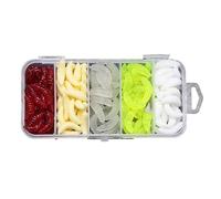 Zeiwohndc Esche da pesca morbide realistiche stili assortiti movimenti naturali per casting pesca a traina tecniche di pesca a fondo acque dolci esche da pesca in acqua salata