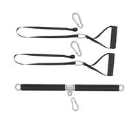 Zeiwohndc Fitness Pull Down Rod Back Strength Workout Handle Pull Down Rowing Tricipiti Hand Grip Rope per Cable Machine con cinghia e maniglia