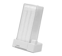 Zeiwohndc Touch Control Cosmetic Cotton Holder Box Wall Mounted Dispenser Con Adesivo Salvaspazio Scatola di Immagazzinaggio Moderno Vanity Organizer Con Adesivi Murali