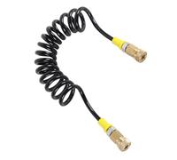 Zeiwohndc Tubo remoto in nylon ad alta pressione per moto biciclette tubo di prova pneumatici per auto Doppia femmina 8 mm interfacce lunghe spirali tubo pneumatico riempimento aria tubo remoto