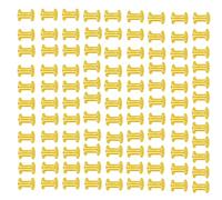 Zeizafa 100 rivetti resistenti assortimento di dadi per uso domestico ufficio scuola rivetti a filo piatto in metallo dadi elementi di fissaggio