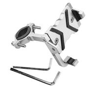 Zeizafa 2. Supporto Per Cellulare Per Scooter Supporto Per Manubrio in Alluminio Supporto Girevole Antiurto Per Supporto Universale Per Telefono Per Bici