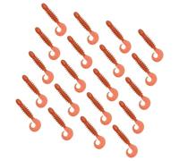 Zeizafa 20 Esche Elastiche da Pesca, Esche galleggianti realistiche per spigola in Acqua salata, Pesca in Acqua compatte, Portatili, Esche da Pesca