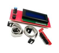 Zeizafa 20x4 LCD Smartests Display Controller Module with Adapters for RAMPS 1.4 Shield Printer Controls Kits Industrial LCD Controls Panel Module