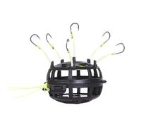 Zeizafa 6 Hook Line Group Feeder Platine Sostituzione String Line Gruppo Feeder Platine Forma Quadrata Esche da Pesca Gabbia Esche a Fondo Inverso Pesca in Gabbia