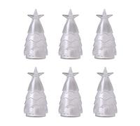 Zeizafa 6pcs LED elettronico albero di Natale candela luci sicuro ed ecologico casa camera da letto decorazione