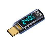 Zeizafa Adattatore da USB C a USB C ad alta velocità con display a LED 240W Power Delivery 40Gbps Trasferimento dati Connettori di sincronizzazione dati
