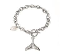 Zeizafa Bracciale Mare Unico Fatto A Mano Tema Mare Struttura in Acciaio Inossidabile Regolabile per L'uso Quotidiano. Bracciale A Tema Oceano