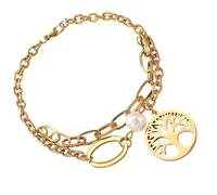 Zeizafa Bracciale Perle Degli Alberi Con Lussuosa Finitura In Oro O Argento Perfetta Per Le Donne In Avanti Della Per Le Donne Ispirate Alla