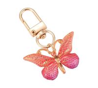 Zeizafa Gradiente Acrilico Farfalla Portachiavi Per Borse Zaini E Chiavi Con Pratico Gancio Sacchetto Pendente Borse Decorazione Gradiente Acrilico Farfalla Charm, b