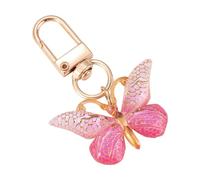 Zeizafa Gradiente Acrilico Farfalla Portachiavi Per Borse Zaini E Chiavi Con Pratico Gancio Sacchetto Pendente Borse Decorazione Gradiente Acrilico Farfalla Charm, f