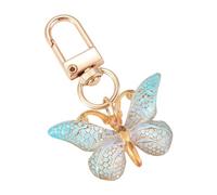 Zeizafa Gradiente Acrilico Farfalla Portachiavi Per Borse Zaini E Chiavi Con Pratico Gancio Sacchetto Pendente Borse Decorazione Gradiente Acrilico Farfalla Charm, j