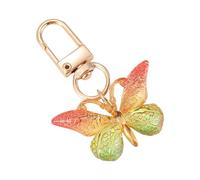 Zeizafa Gradiente Acrilico Farfalla Portachiavi Per Borse Zaini E Chiavi Con Pratico Gancio Sacchetto Pendente Borse Decorazione Gradiente Acrilico Farfalla Charm, e