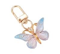 Zeizafa Gradiente Acrilico Farfalla Portachiavi Per Borse Zaini E Chiavi Con Pratico Gancio Sacchetto Pendente Borse Decorazione Gradiente Acrilico Farfalla Charm, a