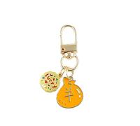 Zeizafa Luck Mahjong and Money Bag Keychain Pendant Elegant Hanging Pendant Alloy Texture for Good Fortunes and Wealth Charm Alloy Keychain