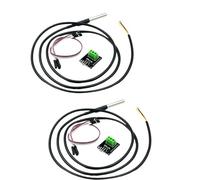 Zeizafa Sensori Temperatura Impermeabili con Chip accurato per l'automazione Domestica e modulo automazione Domestica per dispositivi monitoraggio Esterno