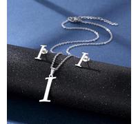 Zeizafa Set Orecchini A Catena In Acciaio Inossidabile Con Gioielli Punk Con Lettera Adatti Per L'uso Quotidiano E Le Feste. Set Lettere E Orecchini In Argento