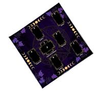 Zeizafa Tarots Tablecloth Altars Cloth Reading Card Astrologys Divinations Cloth Tapestry Wall Decoration Reading Tarots Spiritual Deckcloth
