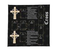 Zeizafa Velluti Lusso Tarocchi Panno Velluti Morbidi Tappetini da Divinazione Mistico per Meditazioni Spirituali E Decorazioni per La Casa Tovaglia a Tema Occulto