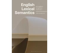Zeki Hamawand English Lexical Semantics (Tascabile)