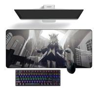 ZEKYGPP Anime Tappetino per mouse Arknights Lappland Tappetino per Scrivania Anime, Tappetino per Tastiera, Tappetino per mouse grande, Tappetino per mouse in gomma
