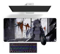 ZEKYGPP Anime Tappetino per mouse Arknights Lappland Tappetino per Scrivania Anime, Tappetino per Tastiera, Tappetino per mouse grande, Tappetino per mouse in gomma