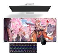 ZEKYGPP Anime Tappetino per mouse Chainsaw Man Tappetino per mouse Anime Tappetino per tastiera Tappetino per mouse Grandi