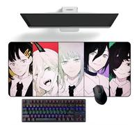 ZEKYGPP Anime Tappetino per mouse Chainsaw Man Tappetino per mouse Anime Tappetino per tastiera Tappetino per mouse Grandi