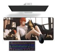 ZEKYGPP Anime Tappetino per mouse Chainsaw Man Tappetino per mouse Anime Tappetino per tastiera Tappetino per mouse Grandi